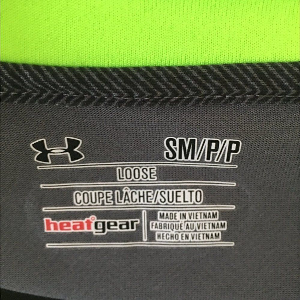 Under Armour Athletic Pullover Mens  1/4 Zip Grey Long Sleeve Size Small - Picture 5 of 5